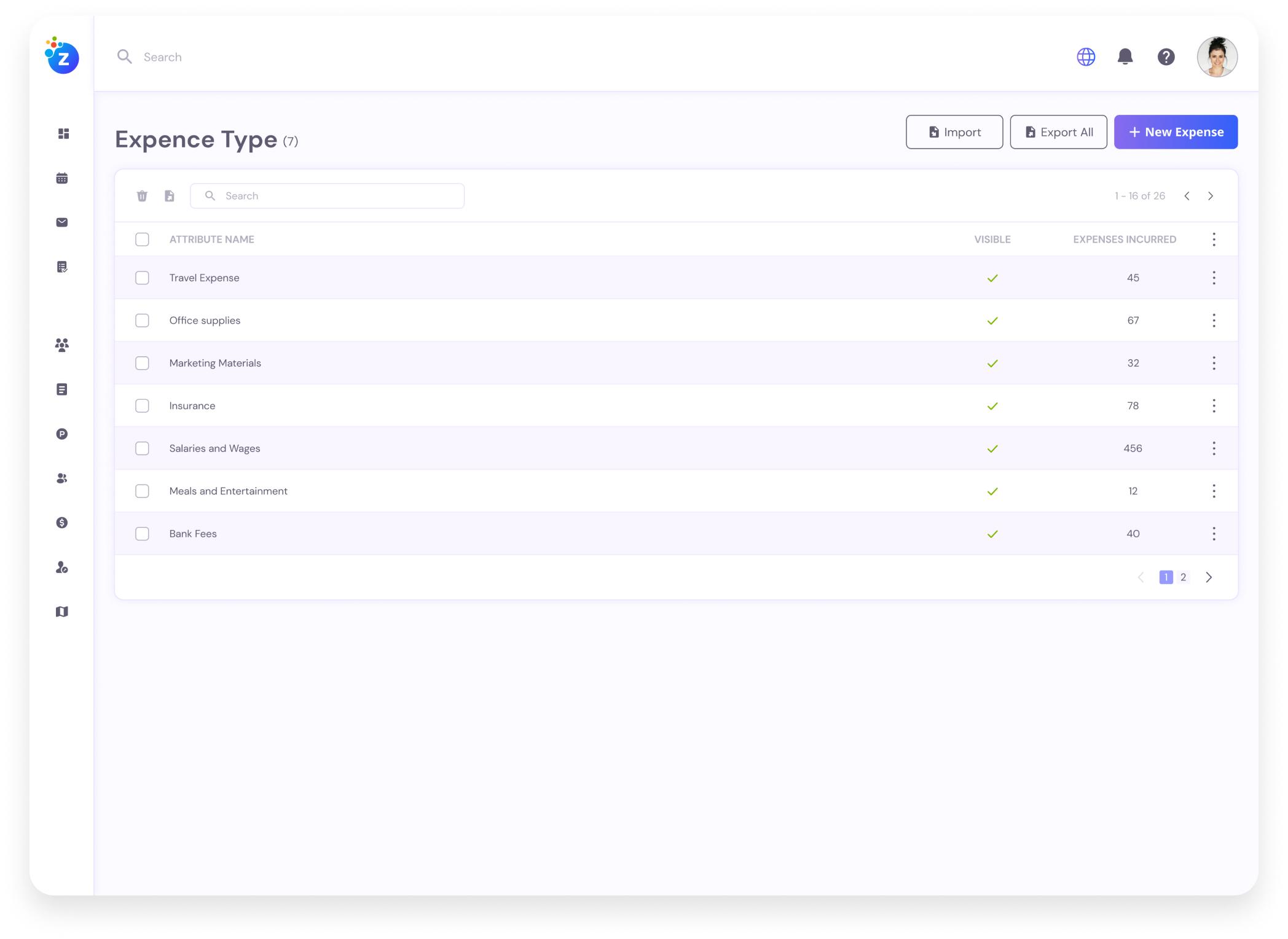 Automated Expense Tracking